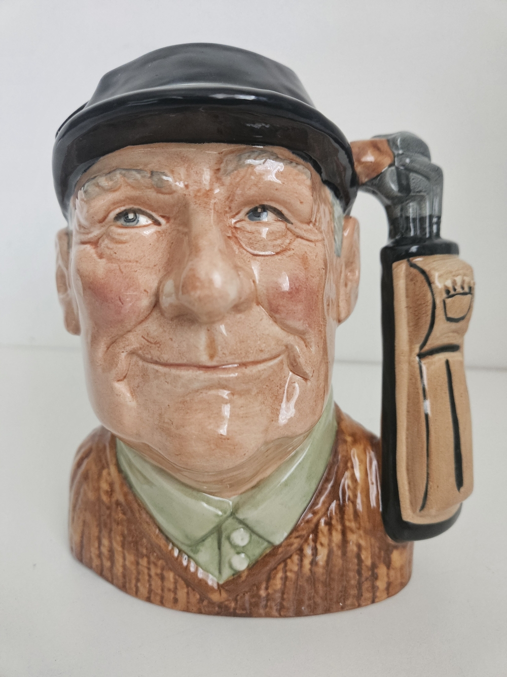 Vintage Royal Doulton "Golfer" Large Character Jug D6623 - 1970